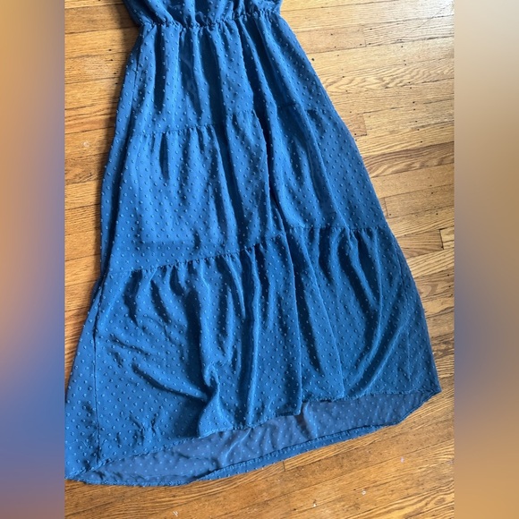 Chic Blue Halter Maxi Dress Size S - Picture 7 of 9